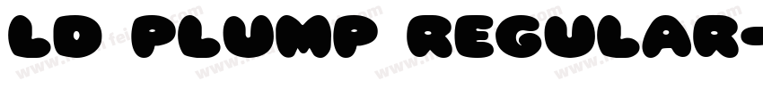 LD Plump Regular字体转换